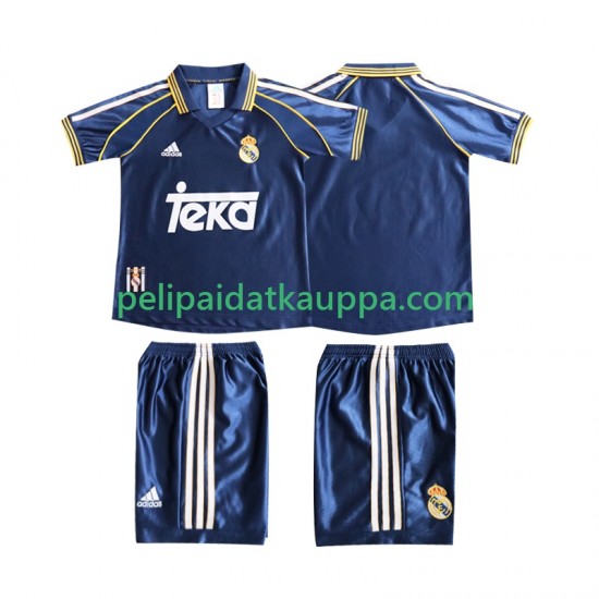 Real Madrid Retro Kolmas Fanipelipaita (Lasten) 1998 1999 Lyhythihainen Real Madrid Retro Kolmas Fanipelipaita (Lasten) 1998 1999 Lyhythihainen