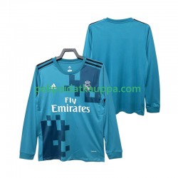 Real Madrid 2017 2018 Retro Kolmas Fanipelipaita (Miehet) Pitkähihainen