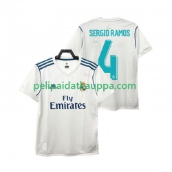 Real Madrid SERGIO RAMOS 4 2017 2018 Retro Koti Fanipelipaita (Miehet) Lyhythihainen