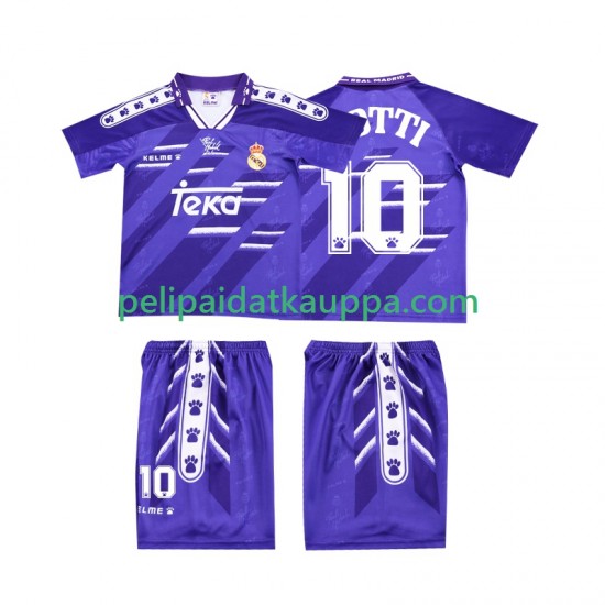 Real Madrid TOTTI 10 1996 Retro Vieras Fanipelipaita (Lasten) 1994 Lyhythihainen