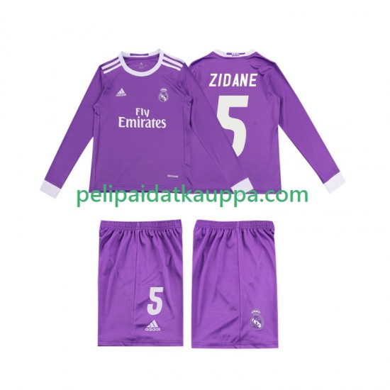 Real Madrid ZIDANE 5 2016 Retro Vieras Fanipelipaita (Lasten) Pitkähihainen Real Madrid ZIDANE 5 2016 Retro Vieras Fanipelipaita (Lasten) Pitkähihainen