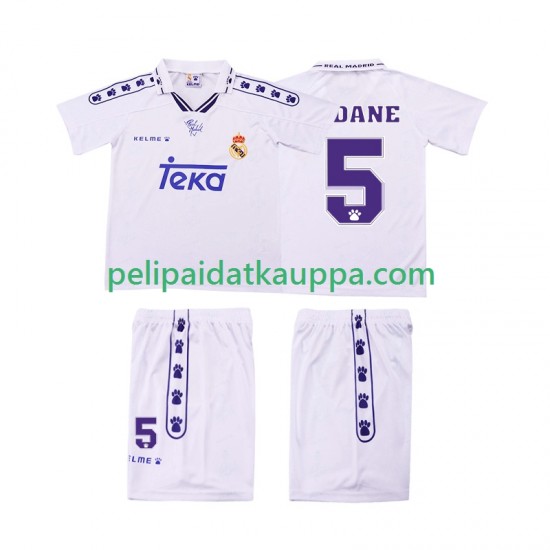 Real Madrid ZIDANE 5 1996 Retro Koti Fanipelipaita (Lasten) 1994 Lyhythihainen