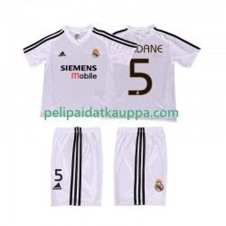 Real Madrid ZIDANE 5 5 Retro Koti Fanipelipaita (Lasten) 2004 2002 Lyhythihainen