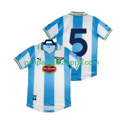 SS Lazio 5 2000 Retro Koti Fanipelipaita (Miehet) 1999 Lyhythihainen