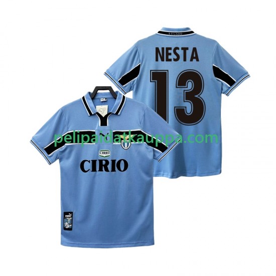 SS Lazio NESTA 13 Retro Koti Fanipelipaita (Miehet) 1998 1999 Lyhythihainen SS Lazio NESTA 13 Retro Koti Fanipelipaita (Miehet) 1998 1999 Lyhythihainen