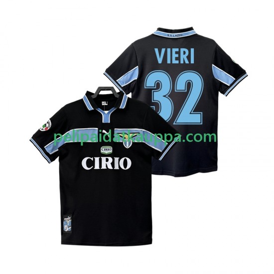 SS Lazio VIERI 32 Retro Vieras Fanipelipaita (Miehet) 1998 1999 Lyhythihainen