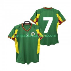 Senegal 7 Retro Vieras Fanipelipaita (Miehet) 2002 Lyhythihainen