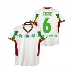 Senegal CISSE 6 Retro Koti Fanipelipaita (Miehet) 2002 Lyhythihainen