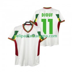 Senegal DIOUF 11 Retro Koti Fanipelipaita (Miehet) 2002 Lyhythihainen