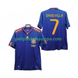 Espanja DAVID VILLA 7 Retro Vieras Fanipelipaita (Miehet) 2010 Lyhythihainen
