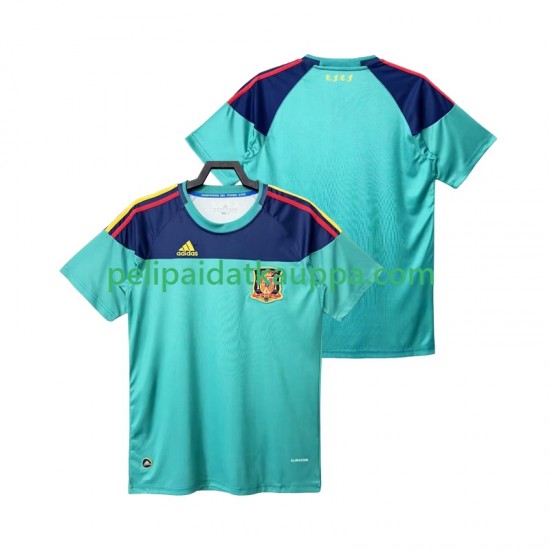 Espanja Maalivahdin Retro Koti Fanipelipaita (Miehet) 2010 Lyhythihainen