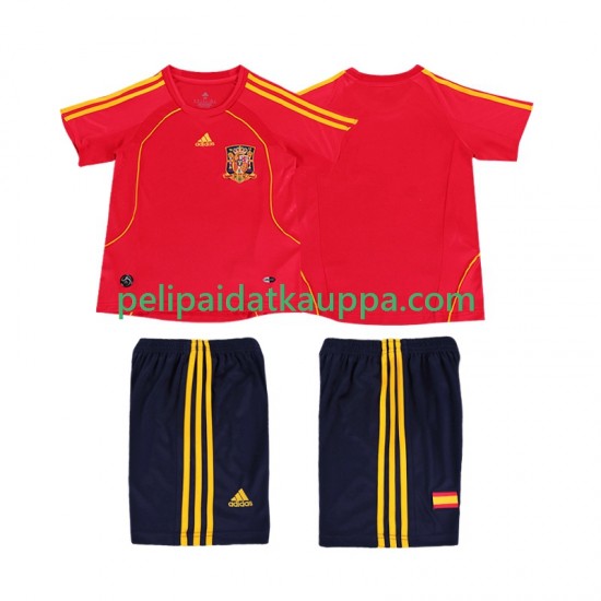 Espanja Retro Koti Fanipelipaita (Lasten) 2008 Lyhythihainen