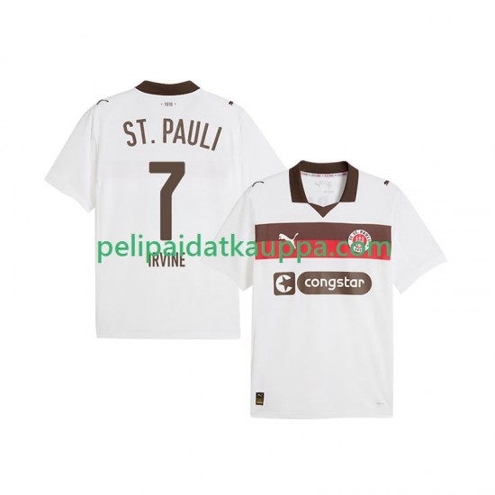 St. Pauli Jackson Irvine 7 Vieras Fanipelipaita (Miehet) 2025-2026 Lyhythihainen St. Pauli Jackson Irvine 7 Vieras Fanipelipaita (Miehet) 2025-2026 Lyhythihainen
