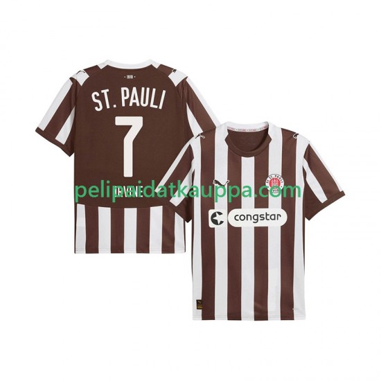 St. Pauli Jackson Irvine 7 Koti Fanipelipaita (Miehet) 2025-2026 Lyhythihainen St. Pauli Jackson Irvine 7 Koti Fanipelipaita (Miehet) 2025-2026 Lyhythihainen