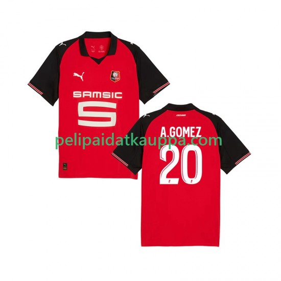 Stade Rennais Andres Gomez 20 Koti Fanipelipaita (Miehet) 2025-2026 Lyhythihainen