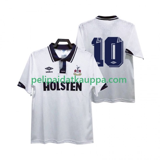 Tottenham Hotspur 10 1991 1993 Retro Koti Fanipelipaita (Miehet) Lyhythihainen