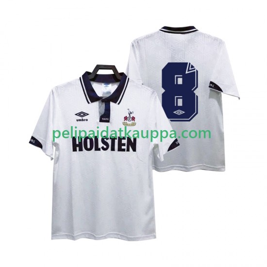 Tottenham Hotspur 8 1991 1993 Retro Koti Fanipelipaita (Miehet) Lyhythihainen