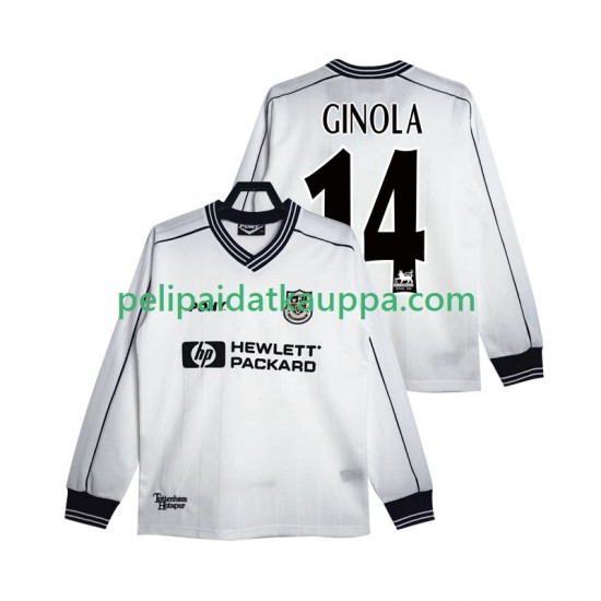 Tottenham Hotspur GINOLA 14 1997 Retro Koti Fanipelipaita (Miehet) 1999 Pitkähihainen