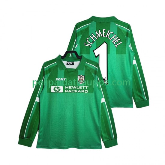Tottenham Hotspur SCHMEICHEL 1 1997 Maalivahdin Retro Koti Fanipelipaita (Miehet) 1999 Pitkähihainen Tottenham Hotspur SCHMEICHEL 1 1997 Maalivahdin Retro Koti Fanipelipaita (Miehet) 1999 Pitkähihainen