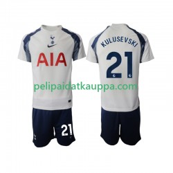Tottenham Hotspur Kulusevski 21 Koti Fanipelipaita (Lasten) 2025-2026 Lyhythihainen