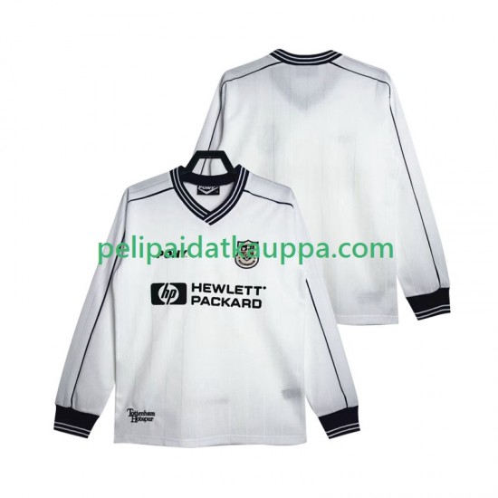Tottenham Hotspur 1997 Retro Koti Fanipelipaita (Miehet) 1999 Pitkähihainen Tottenham Hotspur 1997 Retro Koti Fanipelipaita (Miehet) 1999 Pitkähihainen