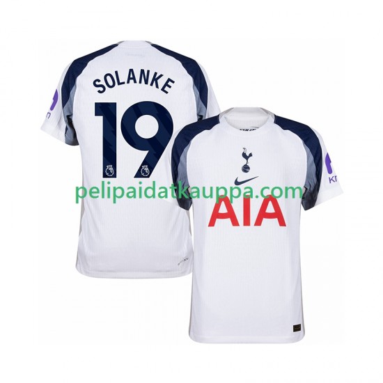 Tottenham Hotspur Solanke 19 Koti Fanipelipaita (Miehet) 2025-2026 Lyhythihainen