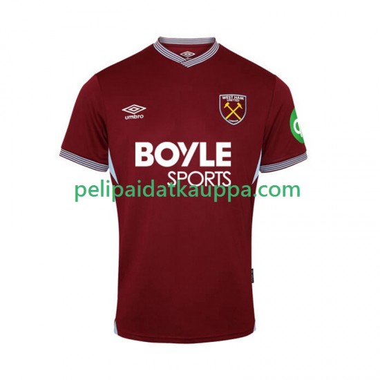West Ham United Koti Fanipelipaita (Miehet) 2025-2026 Lyhythihainen West Ham United Koti Fanipelipaita (Miehet) 2025-2026 Lyhythihainen
