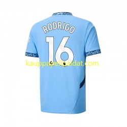 Manchester City RODRIGO 16 Koti Fanipelipaita (Miehet) 2024-2025 Lyhythihainen