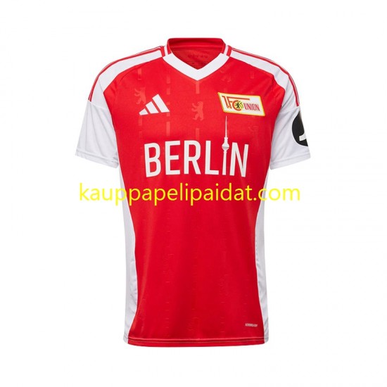 Union Berlin Koti Fanipelipaita (Miehet) 2024-2025 Lyhythihainen Union Berlin Koti Fanipelipaita (Miehet) 2024-2025 Lyhythihainen