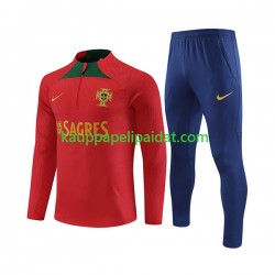 Portugali Punainen Harjoituspaita + Treenihousut 2023-2024
