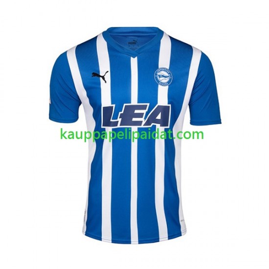 Deportivo Alaves Koti Fanipelipaita (Miehet) 2023-2024 Lyhythihainen Deportivo Alaves Koti Fanipelipaita (Miehet) 2023-2024 Lyhythihainen