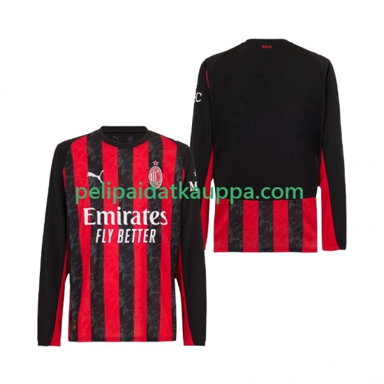 AC Milan Koti Fanipelipaita (Miehet) 2025-2026 Pitkähihainen AC Milan Koti Fanipelipaita (Miehet) 2025-2026 Pitkähihainen