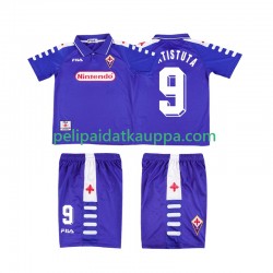 ACF Fiorentina BATISTUTA 9 Retro Koti Fanipelipaita (Lasten) 1998 1999 Lyhythihainen