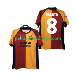 AS Roma AKATA 8 2000-2001 Retro Koti Fanipelipaita (Miehet) Lyhythihainen