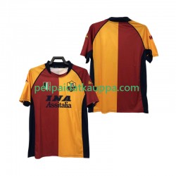 AS Roma 2000-2001 Retro Koti Fanipelipaita (Miehet) Lyhythihainen