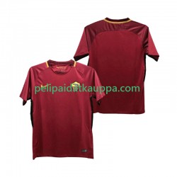 AS Roma 2017-2018 Retro Koti Fanipelipaita (Miehet) Lyhythihainen