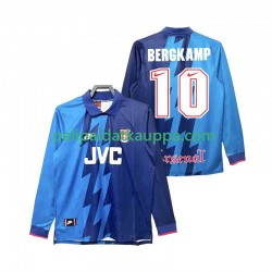 Arsenal Bergkamp 10 1995 1996 Retro Vieras Fanipelipaita (Miehet) Pitkähihainen
