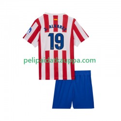 Atlético Madrid Julian Alvarez 19 Koti Fanipelipaita (Lasten) 2025-2026 Lyhythihainen