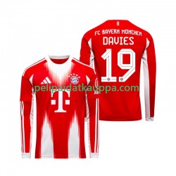 FC Bayern München Alphonso Davies 19 Koti Fanipelipaita (Miehet) 2025-2026 Pitkähihainen