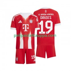 FC Bayern München Alphonso Davies 19 Koti Fanipelipaita (Lasten) 2025-2026 Lyhythihainen