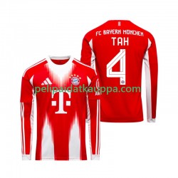 FC Bayern München Jonathan Tah 4 Koti Fanipelipaita (Miehet) 2025-2026 Pitkähihainen