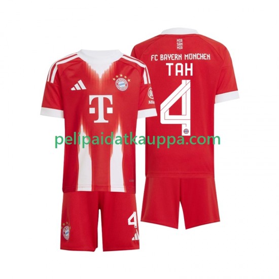 FC Bayern München Jonathan Tah 4 Koti Fanipelipaita (Lasten) 2025-2026 Lyhythihainen FC Bayern München Jonathan Tah 4 Koti Fanipelipaita (Lasten) 2025-2026 Lyhythihainen