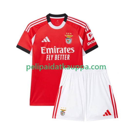 Benfica Koti Fanipelipaita (Lasten) 2025-2026 Lyhythihainen Benfica Koti Fanipelipaita (Lasten) 2025-2026 Lyhythihainen