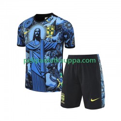 Brasilia JESUS Football Shirts Koti (Lasten) 2024-2025 Lyhythihainen