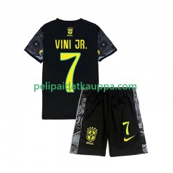 Brasilia Vinicius Junior 7 Cheist the Redeemer Football Shirts Koti (Lasten) 2024 Lyhythihainen