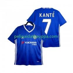 Chelsea KANTE 7 2016-2017 Retro Koti Fanipelipaita (Miehet) Lyhythihainen