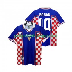 Kroatia BOBAN 10 Retro Vieras Fanipelipaita (Miehet) 1998 Lyhythihainen