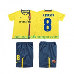 FC Barcelona A INIESTA 8 2009 Retro Vieras Fanipelipaita (Lasten) 2008 Lyhythihainen