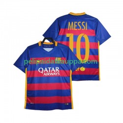 FC Barcelona Lionel Messi 10 2015-2016 Retro Koti Fanipelipaita (Miehet) Lyhythihainen