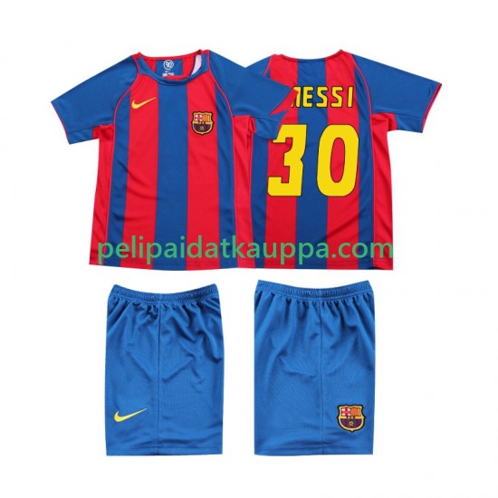 FC Barcelona Lionel Messi 10 Retro Koti Fanipelipaita (Lasten) 2004 Lyhythihainen FC Barcelona Lionel Messi 10 Retro Koti Fanipelipaita (Lasten) 2004 Lyhythihainen